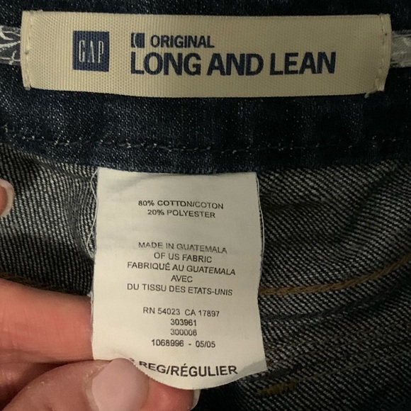 Gap Jeans size 2 Original Long and Lean Excellent pre owned condition. - Picture 5 of 6
